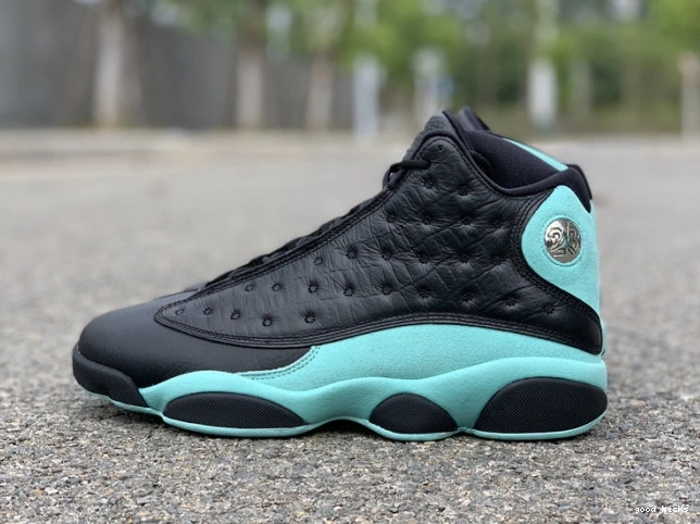 Cheap 414571-030 Black Jordan Island 13 Air Green Retro 0712